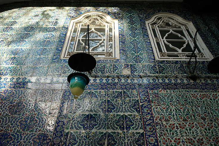Bei der Sultan-Eyüp-Moschee am nördlichen Ende des Goldenen Horns.