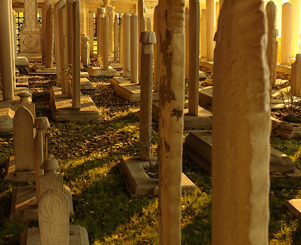 Friedhof an der Süleymaniye-Moschee.