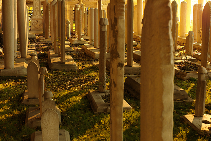 Friedhof an der Süleymaniye-Moschee.
