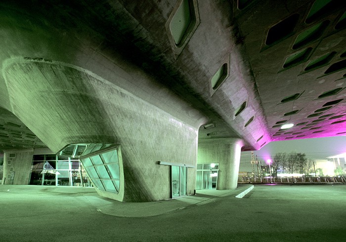 Die „Conehall“ des Phaeno Science Centers in Wolfsburg.