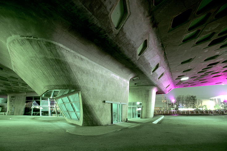 Die „Conehall“ des Phaeno Science Centers in Wolfsburg.