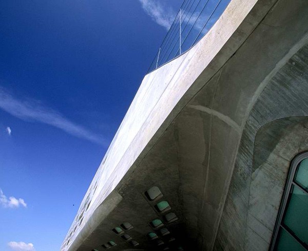 Phaeno Science Center, Fassadendetail.